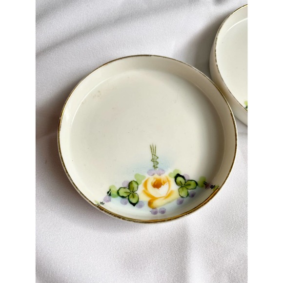 Hand painted Nippon Japanese dishes set of 2 - Picture 3 of 6